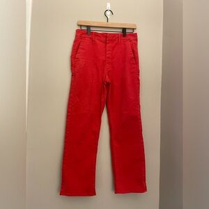 Mother Denim the Tomcat prep poppy size 28 like new with pockets